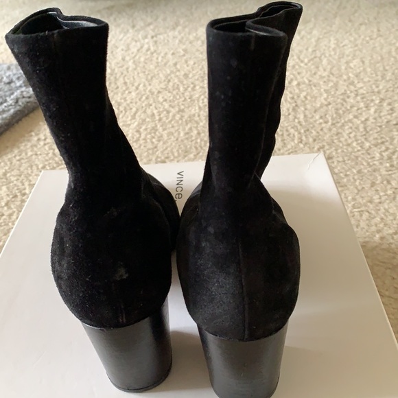 Dryden Block Heel Suede Booties - Picture 7 of 9